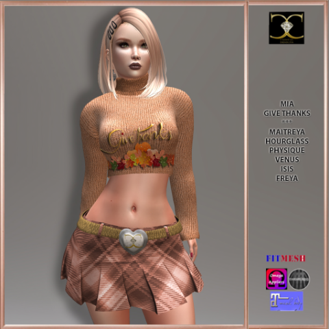 Mia give thanks – Cristal’s Creations