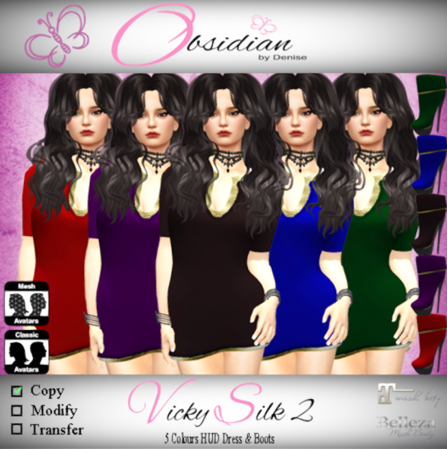 Vicky Silk 2 – Obsidian
