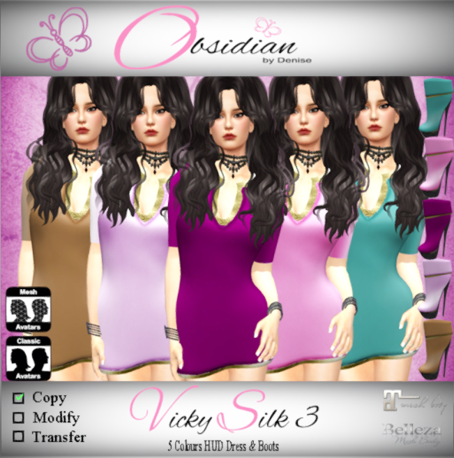 Vicky Silk 3 – Obsidian
