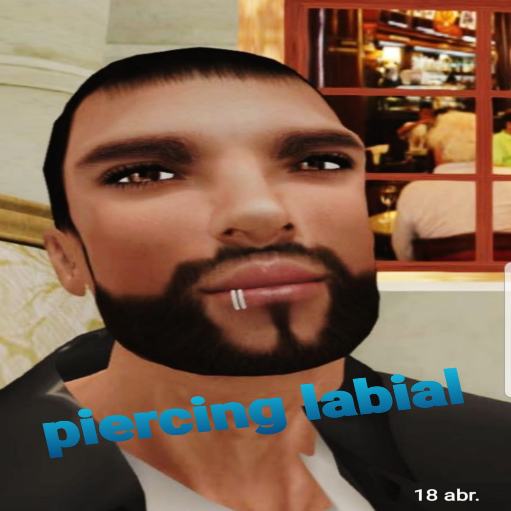 Piercing Labio – Blue Burke